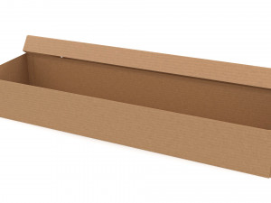 Cardboard box 08 3D Model