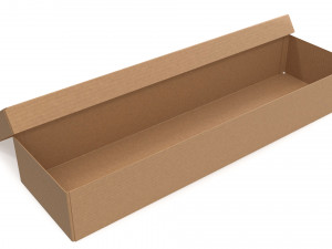 Cardboard box 08 3D Model