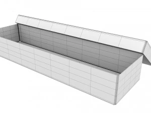Cardboard box 08 3D Model