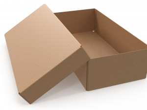 Cardboard box 08 Model 3D