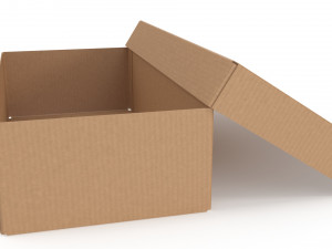 Cardboard box 08 Model 3D