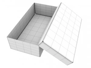Cardboard box 08 3D Model