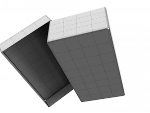 Cardboard box 08 3D Model
