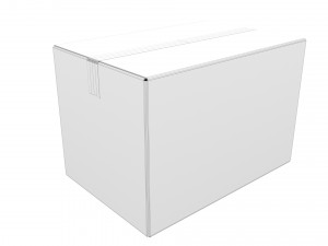 Cardboard box 10 3D-Modell