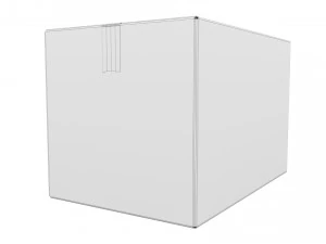 Cardboard box 10 3D Model