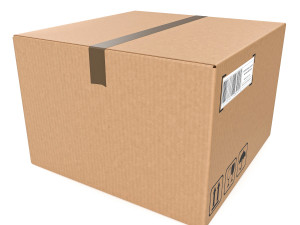 Cardboard box 11 Modello 3D