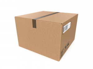 Cardboard box 11 Modello 3D