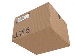 Cardboard box 11 Modello 3D