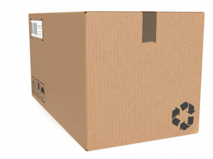 Cardboard box 12 Modello 3D