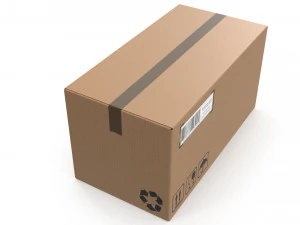 Cardboard box 12 3D Model