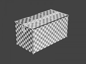 Cardboard box 12 Modello 3D