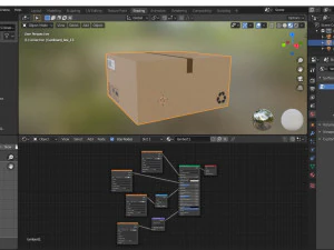 Cardboard box 13 3D Model
