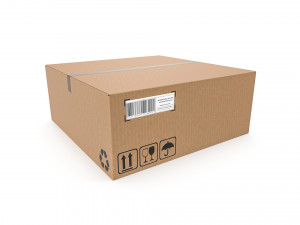 Cardboard box 14 Modello 3D