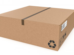 Cardboard box 15 3D Модель