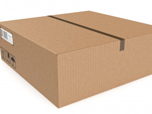 Cardboard box 15 3D Модель