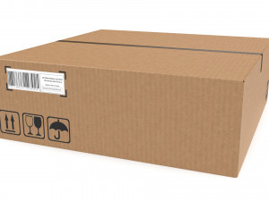Cardboard box 15 3D Модель