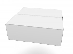 Cardboard box 15 3D Модель