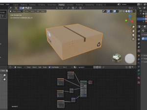 Cardboard box 15 3D Модель