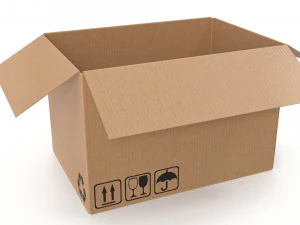 Cardboard box 16 3D Model
