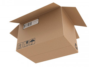 Cardboard box 16 3D 모델