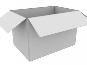 Cardboard box 16 3D 모델