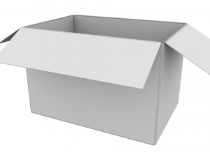 Cardboard box 16 3D 모델