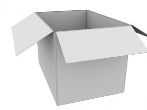 Cardboard box 16 3D 모델