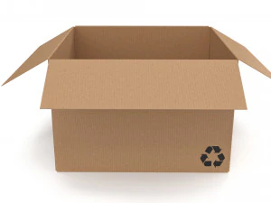 Cardboard box 17 3D Model
