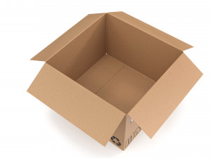 Cardboard box 17 3D Модель