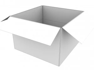 Cardboard box 17 3D Model