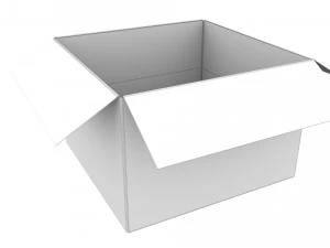 Cardboard box 17 3D Model
