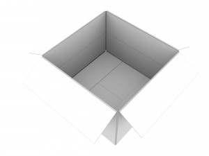 Cardboard box 17 3D Модель