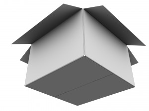 Cardboard box 17 3D Модель