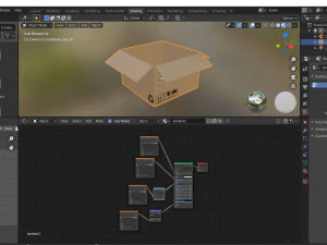 Cardboard box 17 3D Model