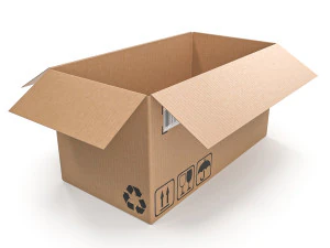 Caja de cartón 18 Modelo 3D