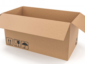 Cardboard box 18 Model 3D