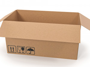 Cardboard box 18 Model 3D