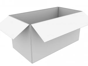 Cardboard box 18 3D Model