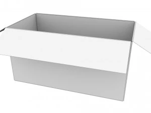Cardboard box 18 3D Model