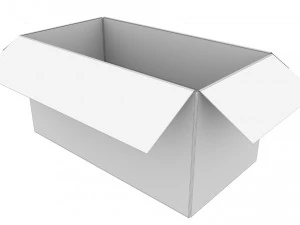 Cardboard box 18 3D Model