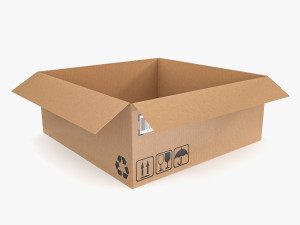 Cardboard box 20 3D Models
