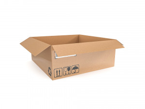 Cardboard box 20 Modello 3D
