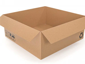 Cardboard box 20 3D Model