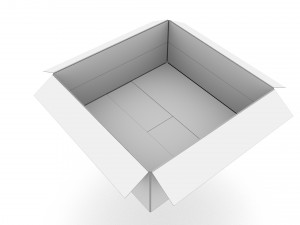 Cardboard box 20 Modello 3D