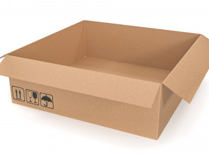 Cardboard box 21 3D Models
