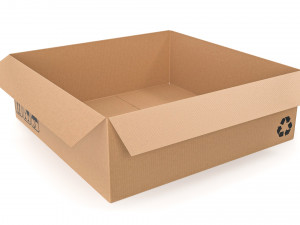 Cardboard box 21 3D 모델