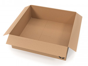 Cardboard box 21 3D 모델