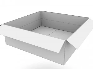 Cardboard box 21 3D Model