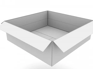 Cardboard box 21 3D Model