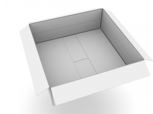 Cardboard box 21 3D 모델
